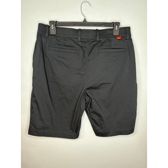 Nike Flat Front Shorts Black Men's Size 36  Cotton Blend NWT Stretch Chino - Picture 2 of 7
